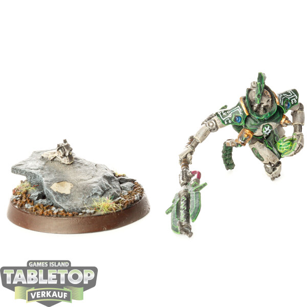 Necrons - Necron Overlord with Warscythe - bemalt