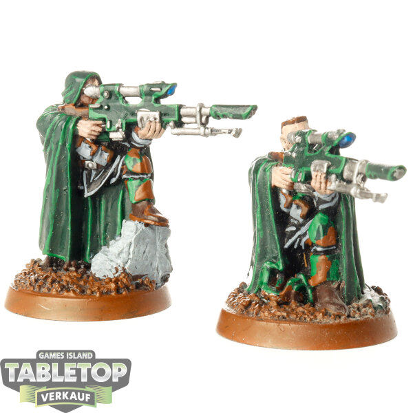 Astra Militarum - 2x Cadian Snipers - bemalt