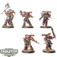 Chaos Space Marines - 5x Legionaries - bemalt
