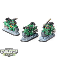 Salamanders - 3x Biker klassisch - bemalt