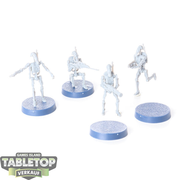 Separatisten Allianz - 4x B1 Battle Droids Upgrade - unbemalt