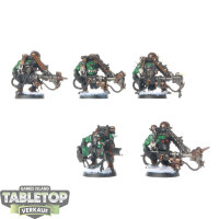 Orks - 5x Ork Burna Boyz - bemalt
