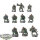 Miniaturen - Kromlech - 10x Orc „Schmeisser” Greatcoats Squad - bemalt