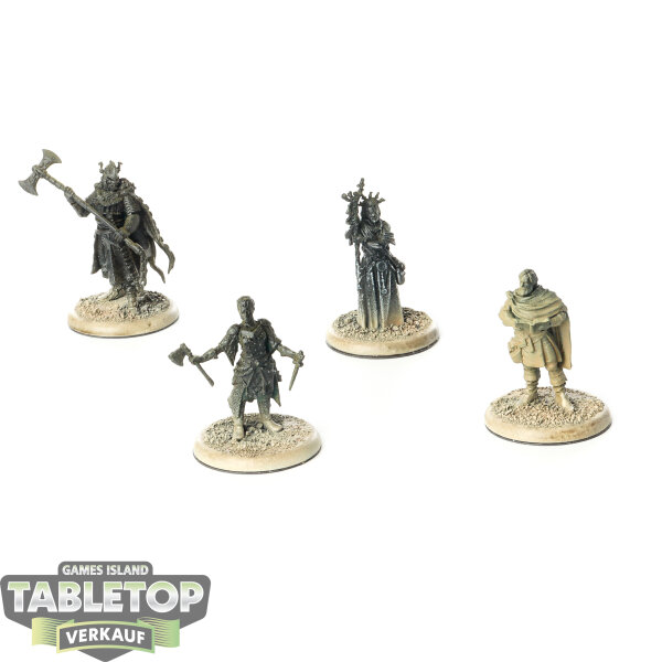 Graufreud - 4x Greyjoy: Heroes - Starter Set - teilweise bemalt