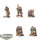 Space Marines - 5x Scouts klassisch - bemalt