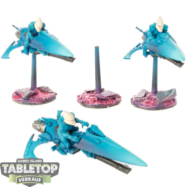 Aeldari - 3x Windriders - teilweise bemalt