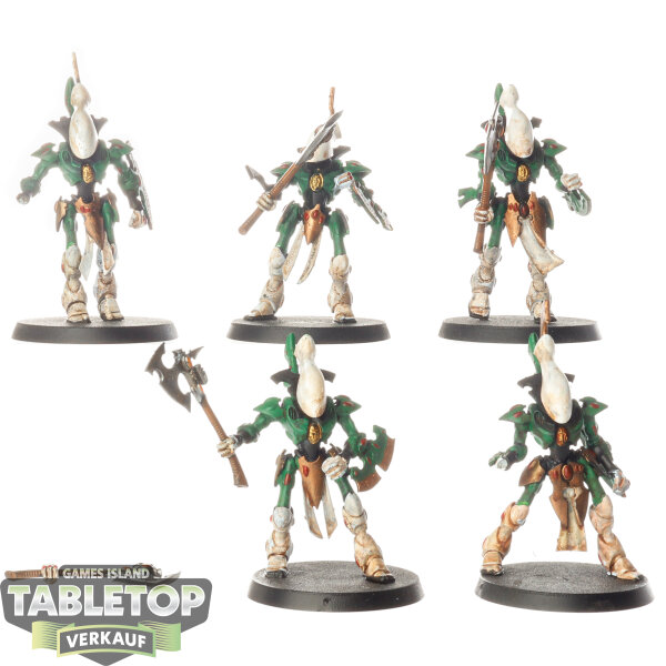 Aeldari - 5x Wraithblades - bemalt