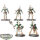 Aeldari - 5x Wraithblades - bemalt
