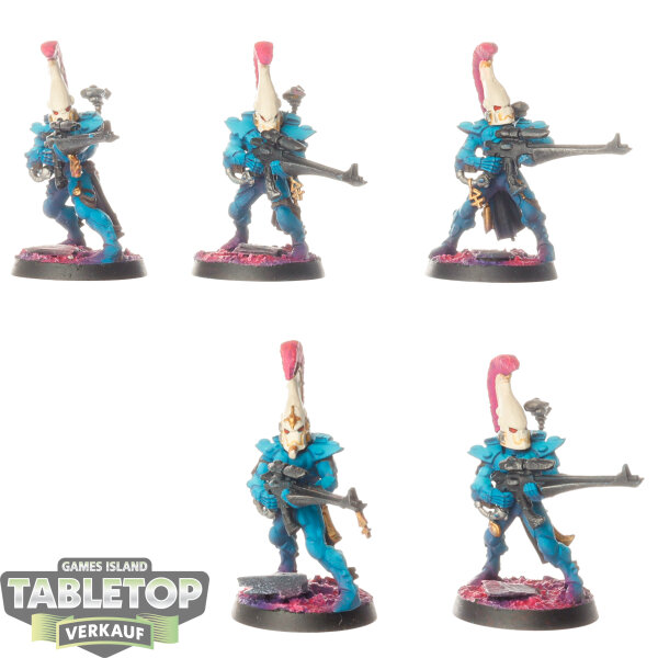 Aeldari - 5x Dire Avengers - bemalt