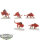 Blades of Khorne - 5x Flesh Hounds - teilweise bemalt