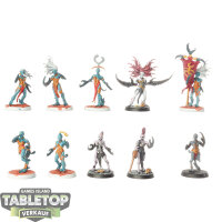 Hedonites of Slaanesh - 10 Daemonettes of Slaanesh - bemalt