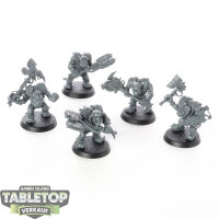 Orks - 5x Ork Nobz - unbemalt