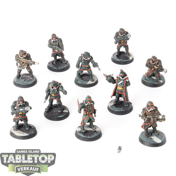 Miniaturen - 10x GrimGuard Infantary - bemalt