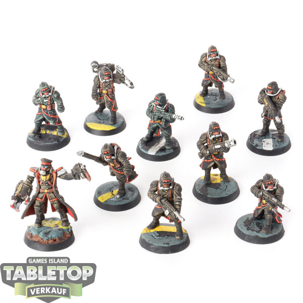 Miniaturen - 10x GrimGuard Infantary - bemalt