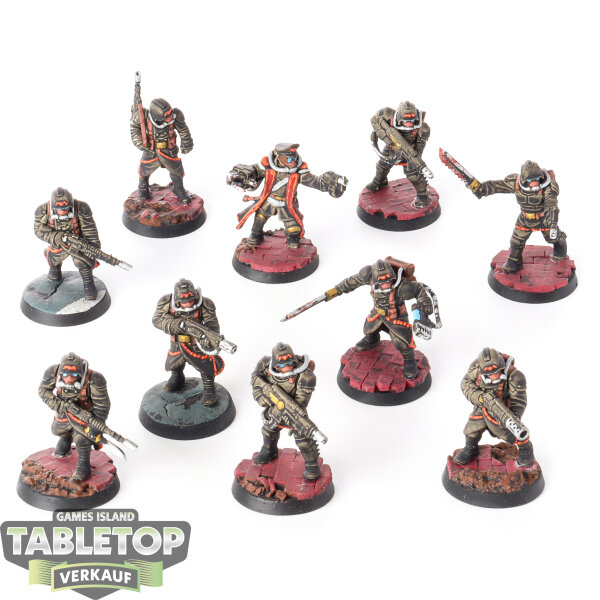 Miniaturen - 10x GrimGuard Infantary - bemalt