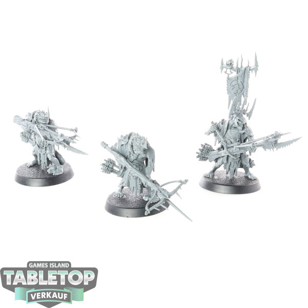 Orruk Warclans - 3x Man-Skewer Boltboyz - unbemalt