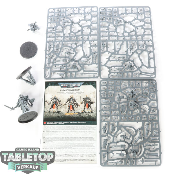 Adepta Sororitas - 3x Paragon Warsuits - teilweise gebaut