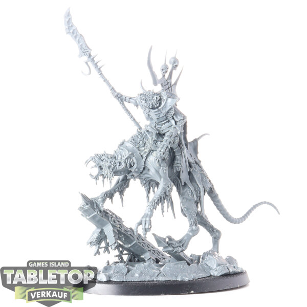Skaven - 3 Warplock Jezzails - unbemalt