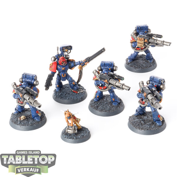 Space Marines - 5 Devastator Squad - bemalt