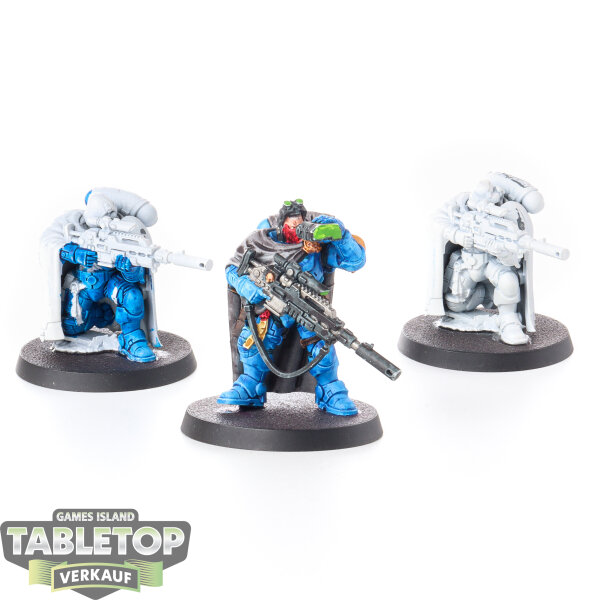 Space Marines - 3 Eliminators - teilweise bemalt