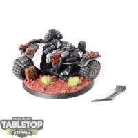 Dark Angels - Space Marine Attack Bike - bemalt