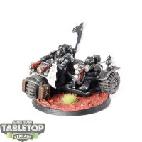 Dark Angels - Space Marine Attack Bike - bemalt
