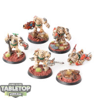 Dark Angels - 5 Deathwing Terminator Squad - bemalt