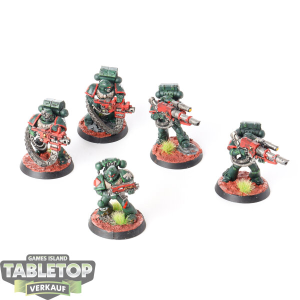 Dark Angels - 5 Devastator Squad - bemalt