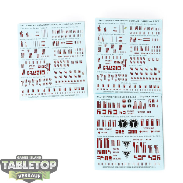 Tau Empire - Transfer Sheet - Sonstiges