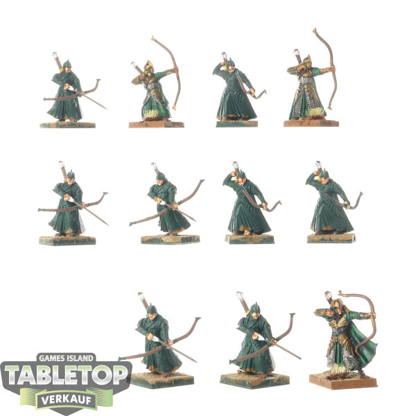 HdR Figuren - Gut - 11 Galadhrim™ Warriors - teilweise bemalt