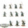 HdR Figuren - Gut - 11 Galadhrim™ Warriors - teilweise bemalt