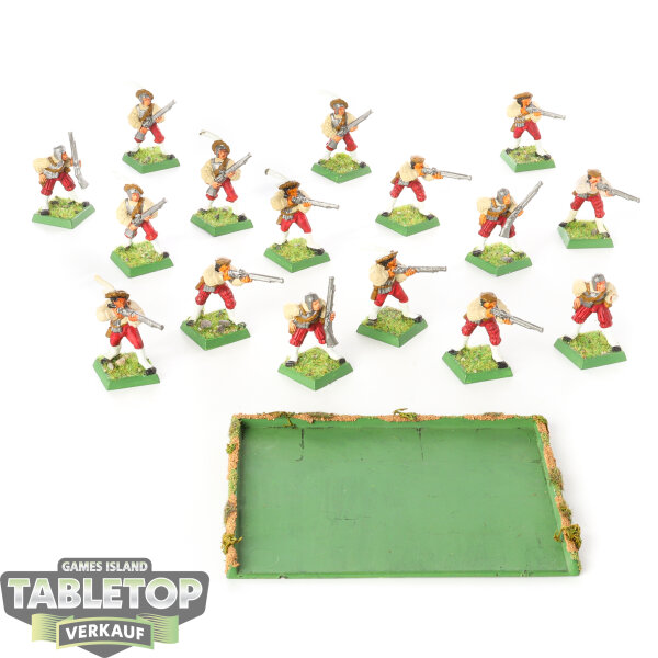 Empire of Man - 16x Empire Handgunners klassisch - teilweise bemalt