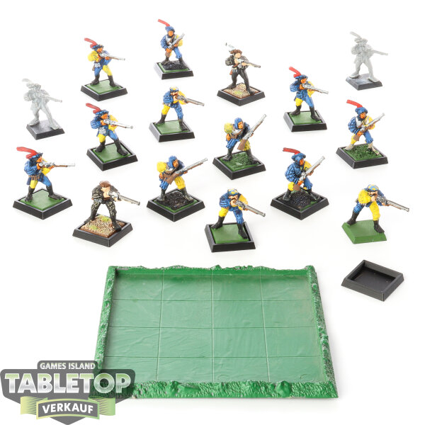 Empire of Man - 16x Empire Handgunners klassisch - teilweise bemalt