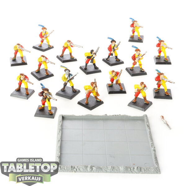 Empire of Man - 16x Empire Handgunners klassisch - teilweise bemalt