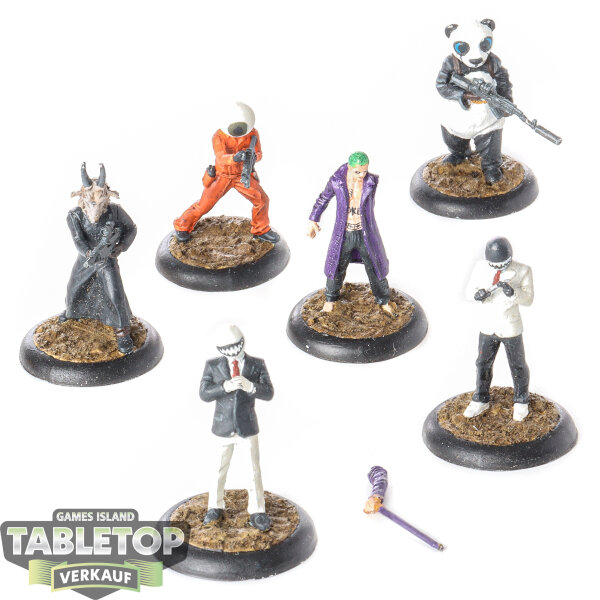 Knight Models - 6x Joker´s Gang - bemalt