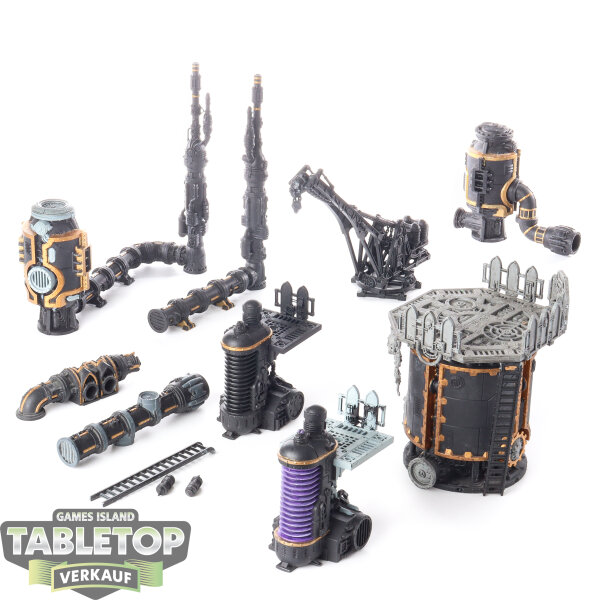 Gelände - Thermic Plasma Conduits Sector Mechanicus - teilweise bemalt