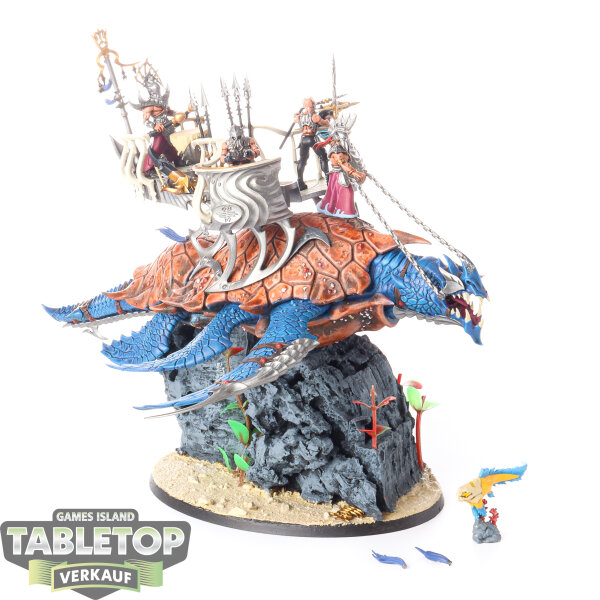 Idoneth Deepkin - Akhelian Leviadon - bemalt