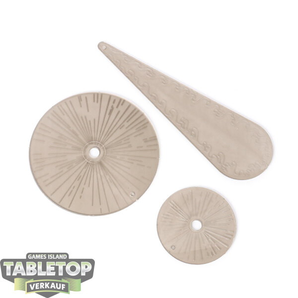 Spielzubehör - 3x Weapon Templates - Sonstiges