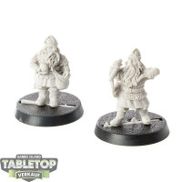 HdR Figuren - Gut - 2 Dwarfs - unbemalt