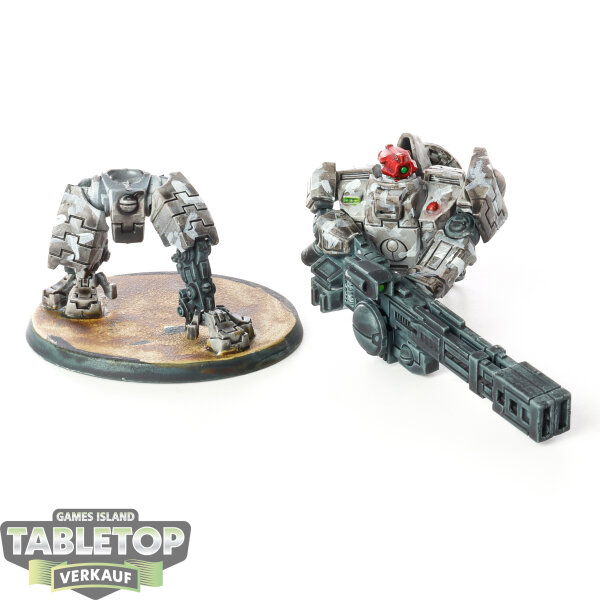 Tau Empire - XV88 Broadside Battlesuit - bemalt