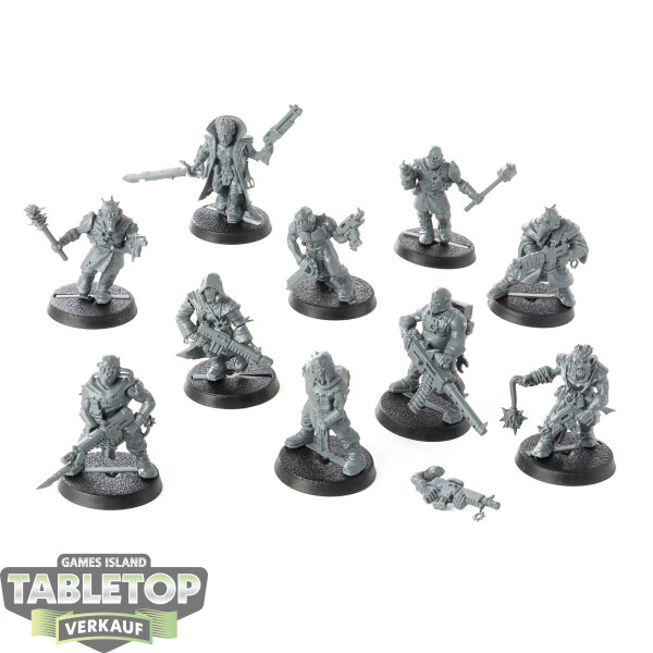 Chaos Space Marines - 10 Chaos Cultists klassisch - unbemalt
