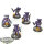 Horus Heresy - 5x Emperors Children MKIV Space Marine Assault Squad - bemalt
