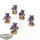 Horus Heresy - 5x Emperors Children MKIV Space Marine Assault Squad - bemalt