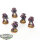 Horus Heresy - 5x Emperors Children Legion MkV Heresy Armour with Phobos Pattern Bolters - bemalt