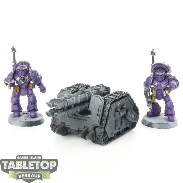 Horus Heresy - Emperors Children Rapier Laser Destroyer klassisch - teilweise bemalt
