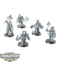 Blades of Khorne - 5 Blood Warriors - unbemalt