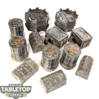 Gelände - SCI-FI Full Set Prepainted Terrain - bemalt