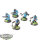 Chaos Space Marines - 5 Chaos Cultists klassisch - bemalt