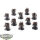 Chaos Space Marines - 10 Chaos Warriors - bemalt