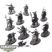 Warriors of Chaos - 10 Chaos Knights - teilweise bemalt